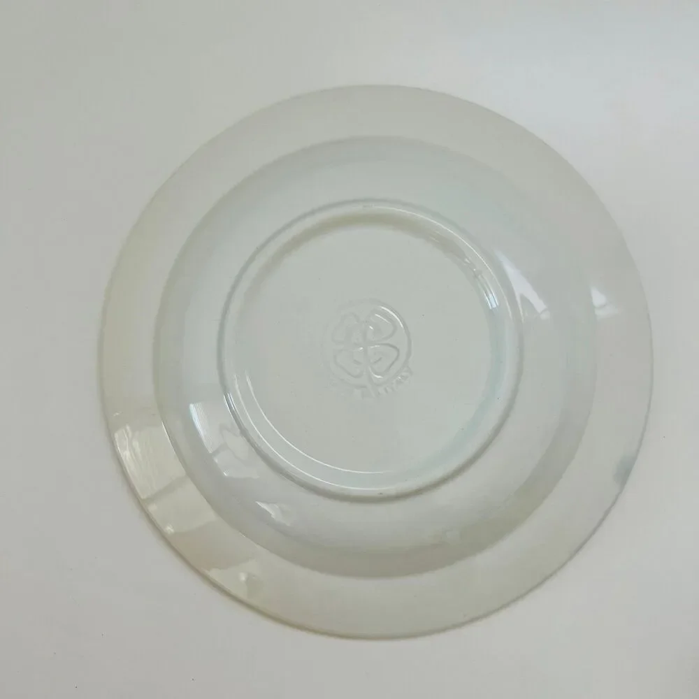 QUADRIFOGLIO Ceramic Raised Edges Decorative Rim Soup Pasta Bowl, Set of 4